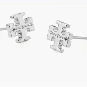 Tory burch logo earrings never used